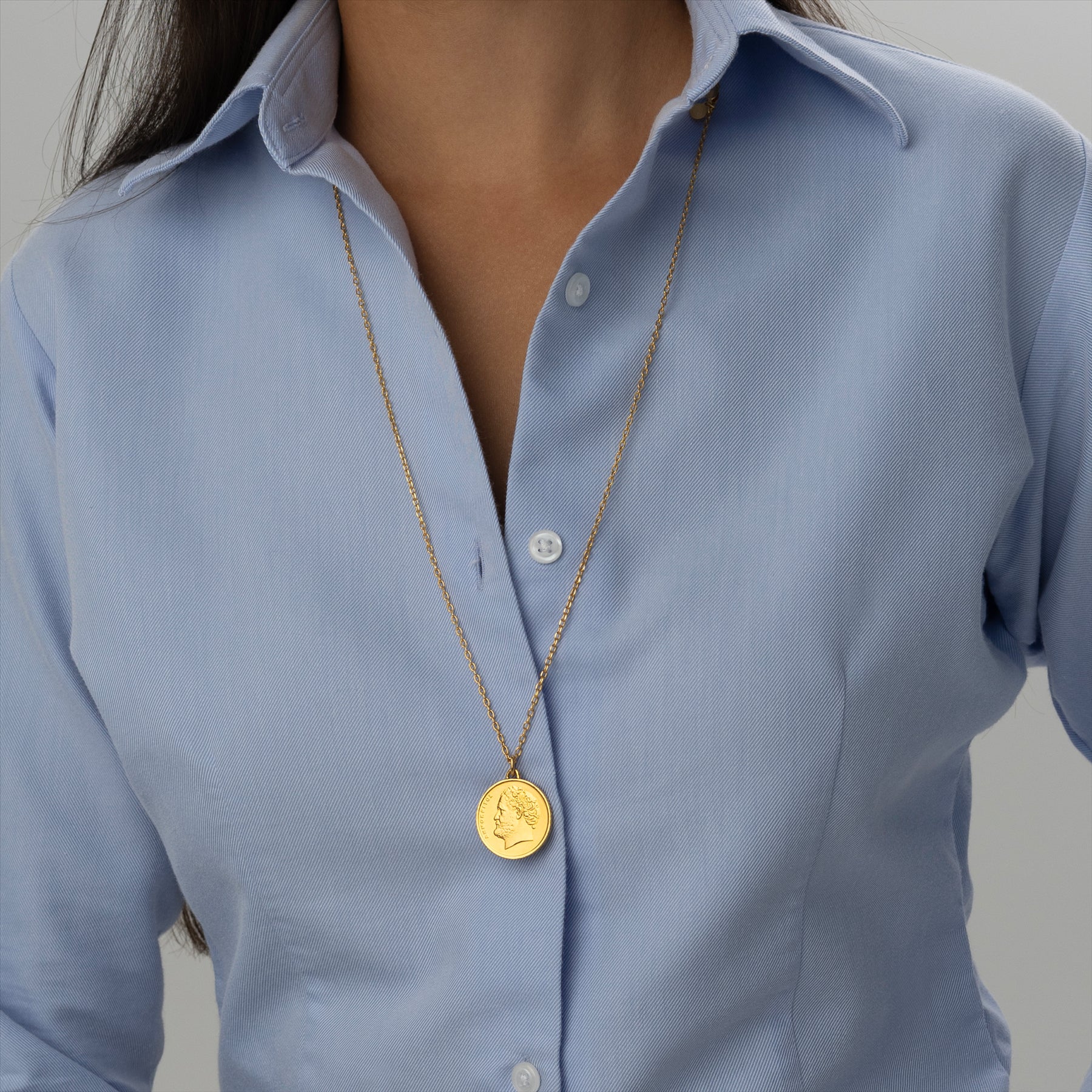 Bronze Cable Chain Necklace | 18k Gold Plated | 3 Sizes