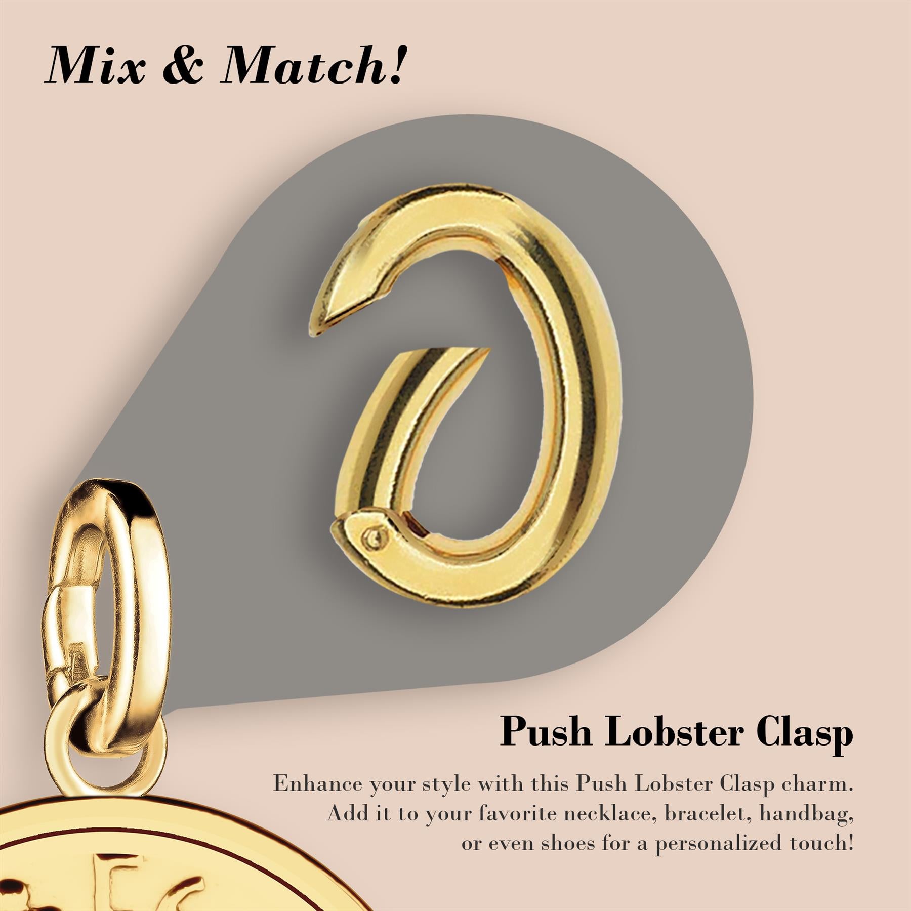 Mexican 10 Centavos Coin Charm | 18K Gold Plated | 2009 - 2019