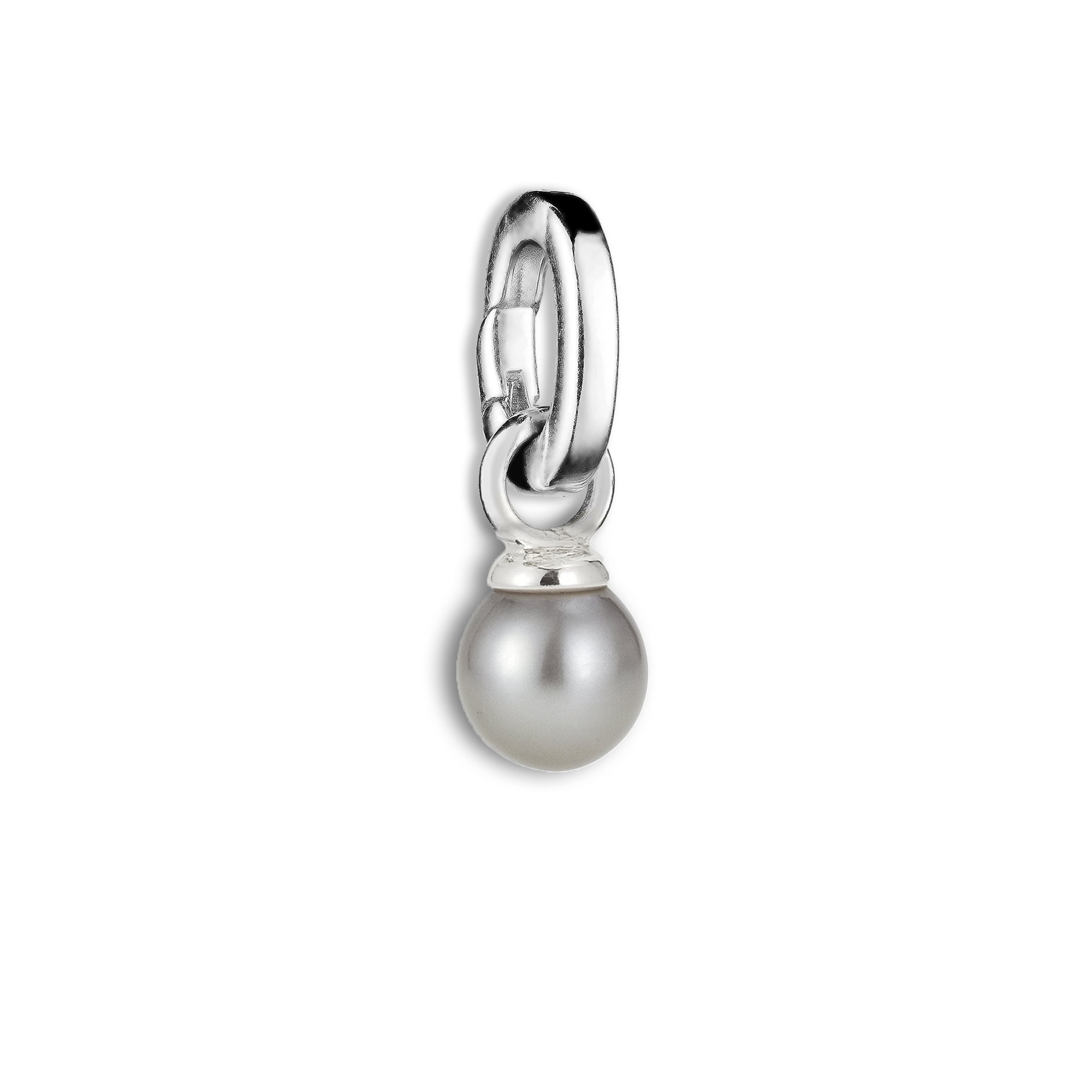 925 Sterling Silver Fresh Water Pearl Drop Charm
