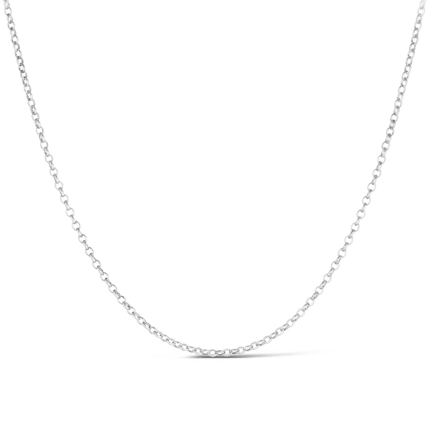 925 Sterling Silver Cable Chain Necklace Drop Collection
