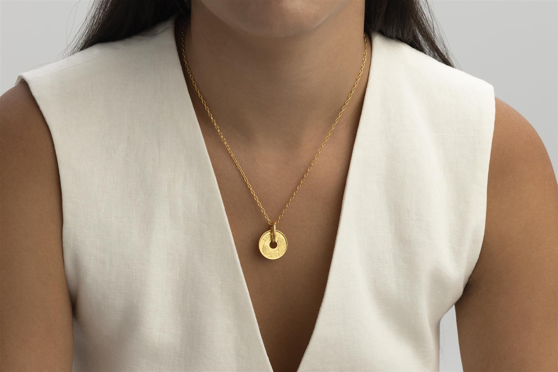 Bronze Cable Chain Necklace | 18k Gold Plated | 3 Sizes